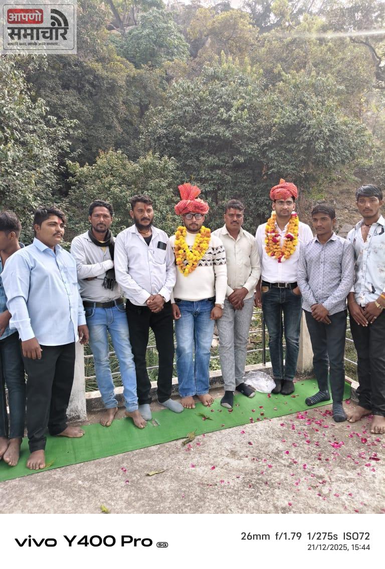 कंजर समाज के युवाओं का सरकारी सेवा में चयन होने पर किया गया स्वागत ।
