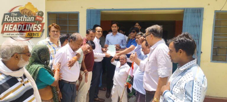 बेगूं नगर एवं ब्लॉक कांग्रेस ने बढ़ती महंगाई एवं नीट परीक्षा को लेकर ज्ञापन सौंपा ।