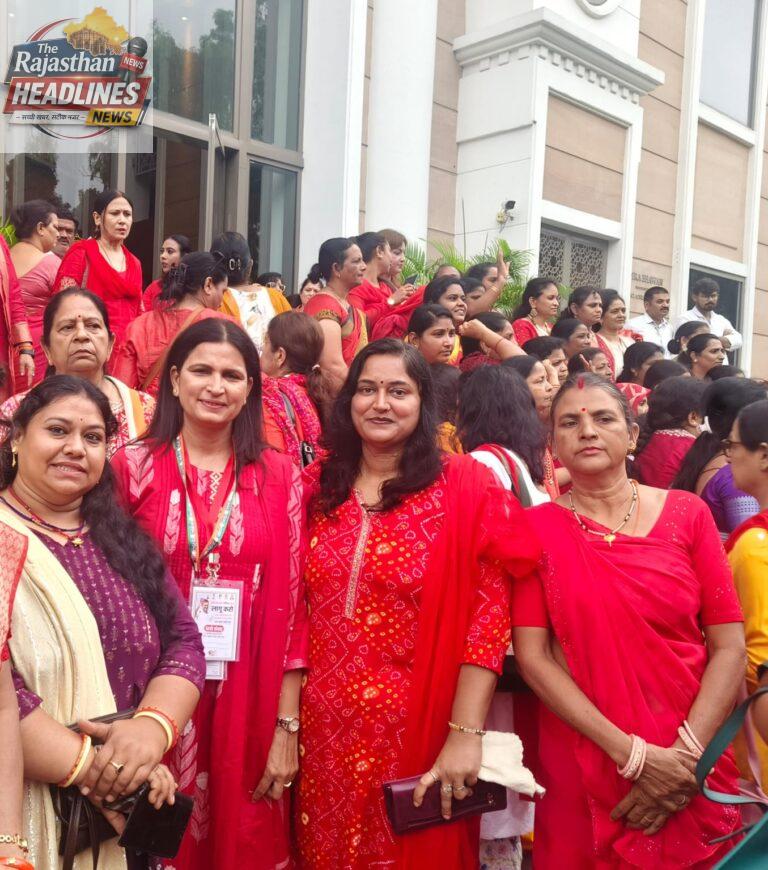 संसद चलो’ अभियान में चित्तौड़गढ़ महिला कांग्रेस की सक्रिय भागीदारी।
